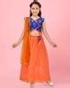Buy Orange Ethnic Wear Sets for Girls by AARIKA GIRLS ETHNIC Online ...
