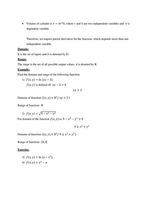 Image result for Multivariable Calculus Formulas