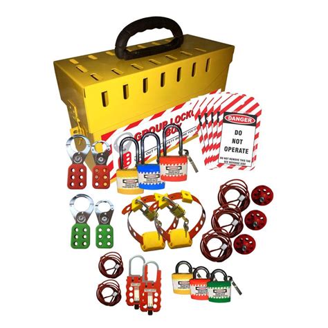 Group Lockout Box Loto Kit-331 Set Of 1 Safety House Loto : Amazon.in ...