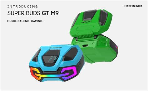 numBer Super Buds GT M9 ANC (32db) Truly Wireless in Ear Earbuds with ...