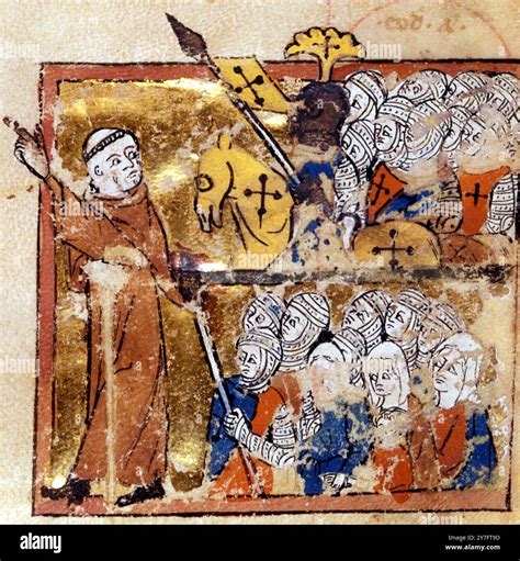 Peter the Hermit preaching the crusade Stock Photo - Alamy