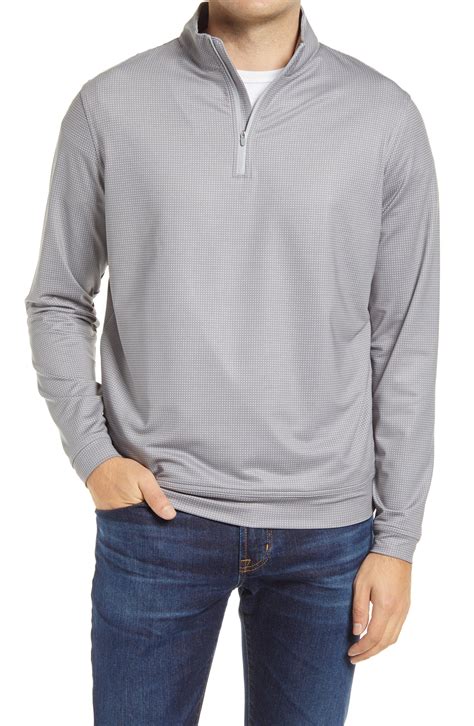 Men's Textured Quarter Zip Pullover at Emily Jenkins blog