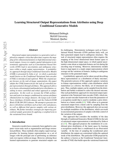 Image result for Learning Structured Output Representation
