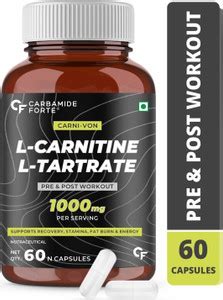 CARBAMIDE FORTE L-Carnitine L-Tartrate Supplement for Fat Loss with ...
