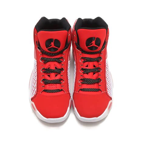 JORDAN BRAND AIR JORDAN XXXVIII PF WHITE/BLACK-UNIVERSITY RED-METALLIC ...
