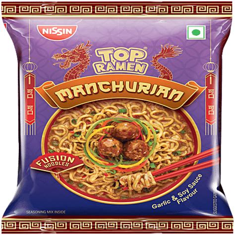 Buy Nissin Top Ramen Fusion Instant Manchurian Noodles - Garlic & Soy ...