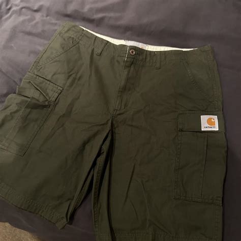 Carhartt Cargo Shorts Length 53cm Waist 43cm - Depop