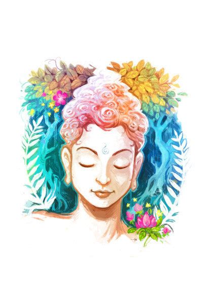 Peaceful Buddha Wall Art – PosterGully