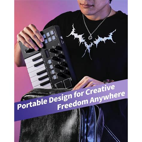 Flatsons KB-25mini USB MIDI Keyboard Controller 25 Keys, India | Ubuy