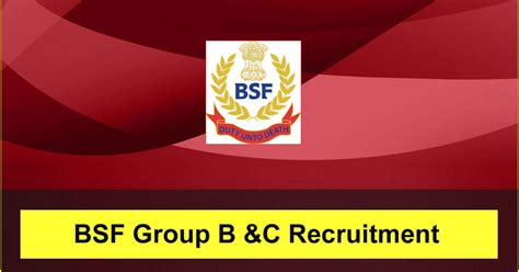 BSF Recruitment 2024 – 162 SI, HC & Constable Vacancy, Online Form