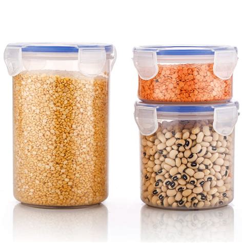 Shop Round Plastic Food Storage Containers | DeoDap