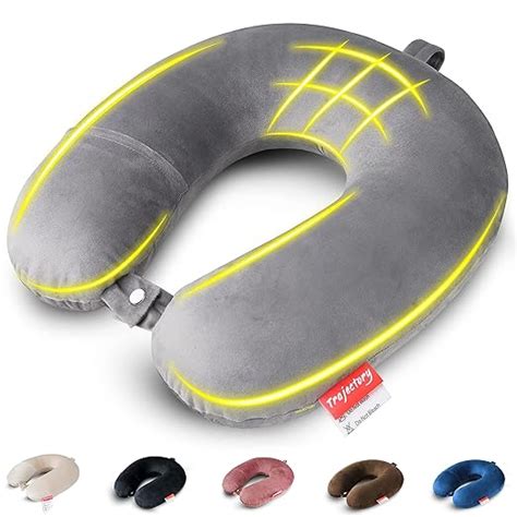 Trajectory Travel Neck Pillow Rest Cushion for Sleeping in Flight car ...