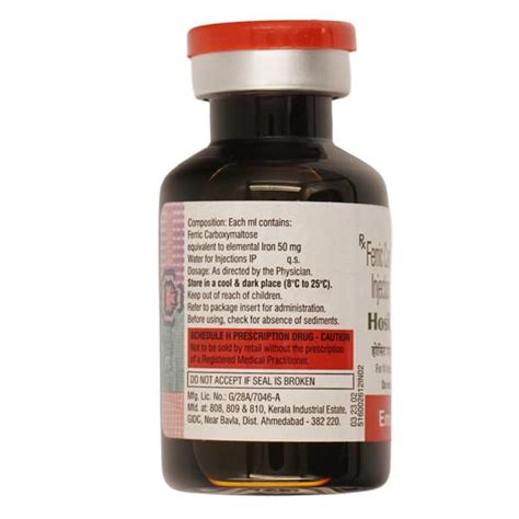 Hosit Fcm 50 MG/ML Injection (20): Uses, Side Effects, Price & Dosage ...