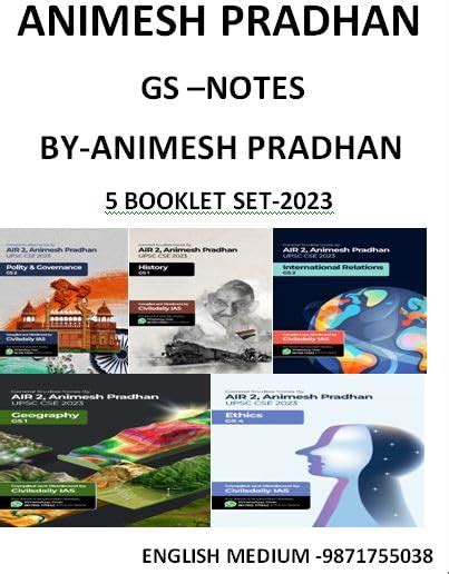 Buy ANIMESH PRADHAN GS –NOTES BY-ANIMESH PRADHAN( POLITY & GOVERNANCE ...