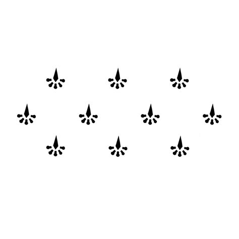 Comet Busters Designer Black Bindi (10mm)(BIN061)