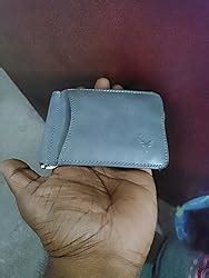 Buy Allen Solly Men's Money Clip Leather Bi-Fold Slim Wallet with Card ...