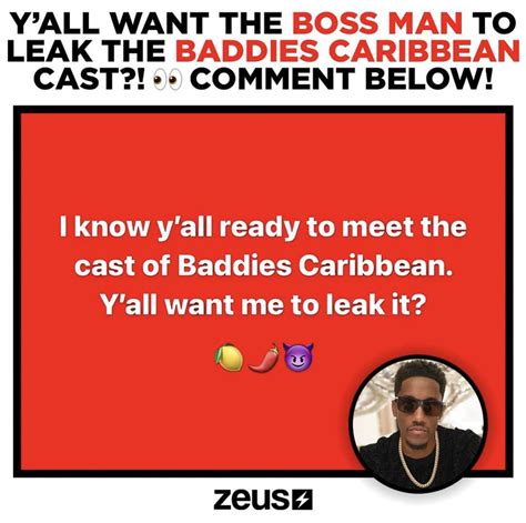 Lemuel is leaking the Baddies Caribbean cast soon.What’s everyone’s guesses? : r/BaddiesSouth