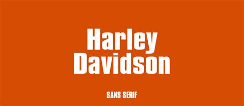 Harley Davidson Font - Free Font Generator
