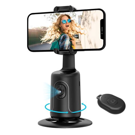 Auto Face Tracking Tripod 360 Rotation Body Phone Camera Mount ...