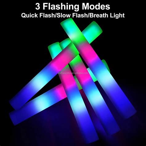 3 Modes Flashing LED Light Sticks for Parties & Events