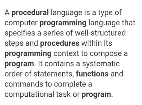 Define procedure oriented programming system in detail - Brainly.in
