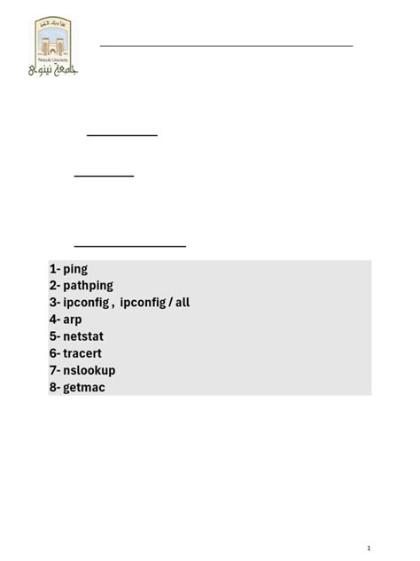 Image result for Basic Network Troubleshooting Commands