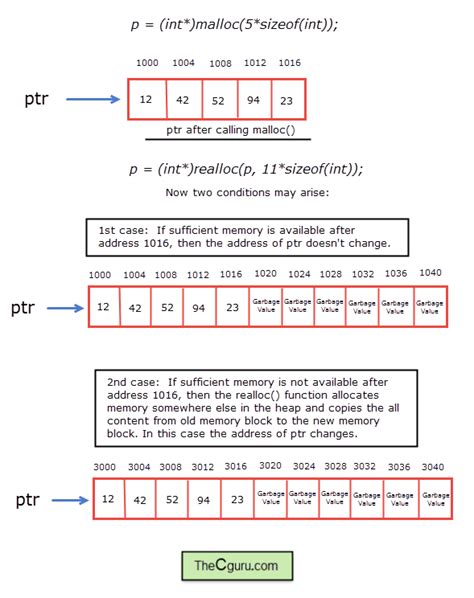 Image result for Realloc in C Example