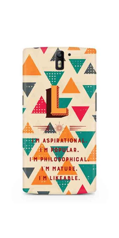 Casenation Alphabet L One Plus One Matte Case Principle: Buy Casenation ...