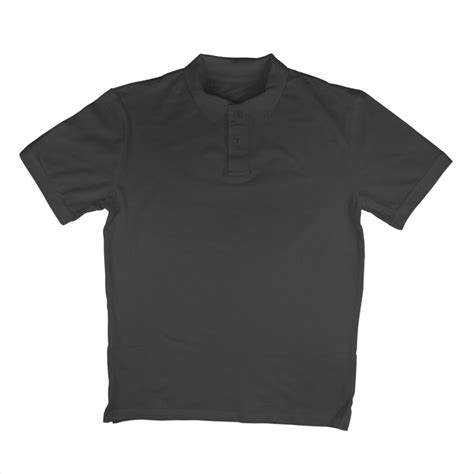 Black - Plain Polo – colorscoops.in