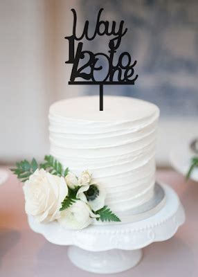 Number cake topper