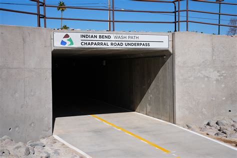 Indian Bend Wash Underpass at Chaparral Road