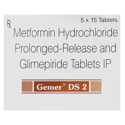 Gemer DS 2 Tablet | Uses, Side Effects, Price | Apollo Pharmacy