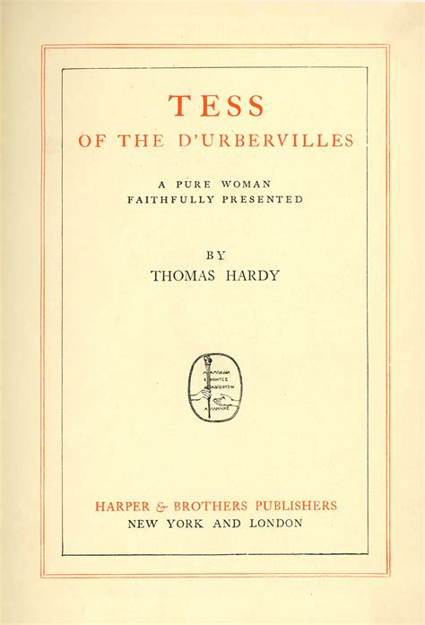 Tess Of Duberville
