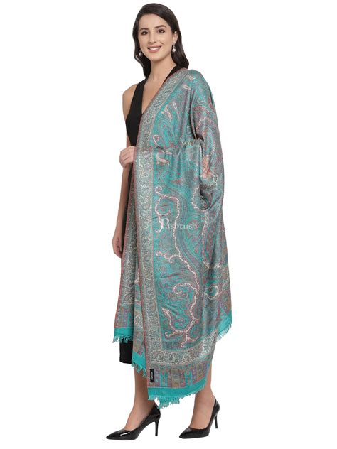 Pashtush Womens Antique Heritage Design, Jamawar Ethnic Shawl ...