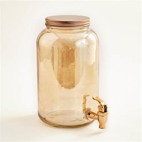 Buy Showstopper Seong Amber Glass Dispenser - 3.7L from Home Centre at ...