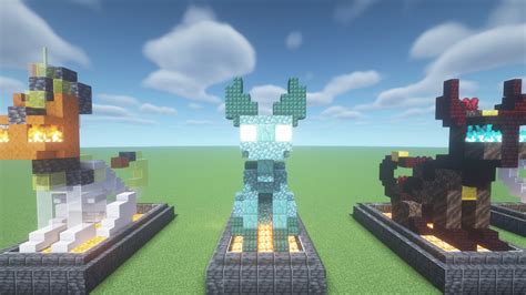 Image result for Minecraft Cartoon Cat Scary Statue Build Tutorial