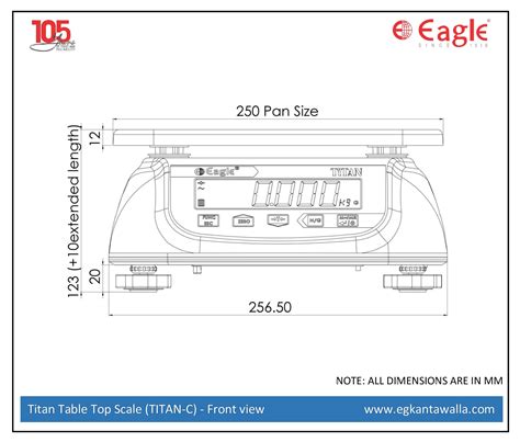 Commercial Eagle Titan-C Scales India | 30 Kg | E. G. Kantawalla