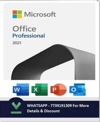 MICROSOFT Office Pro Plus 2021 for Windows PC (1 User, Lifetime ...