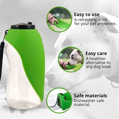 Buy Flipo Fold-A-Bowl Portable Pet Water Bottle & Bowl | Portable Dog ...