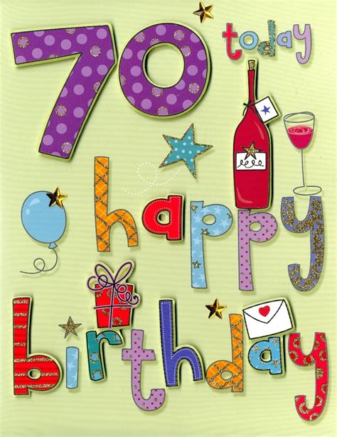 70th Birthday Sayings | Print from a Happy 70th Birthday Wishes sms or ...