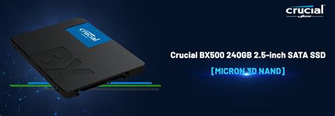 Crucial BX500 240GB SATA 2.5-inch SSD CT240BX500SSD1 - tpstech.in