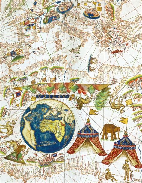 The Vesconte Maggiolo Planisphere of 1531 | Old maps, Cartography, Map