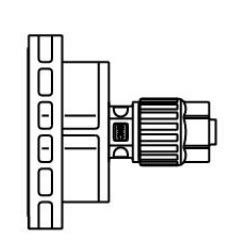 Klemmverschraubung für PFA, PTFE, FEP Schläuche / LQ3F / metrisch von ...