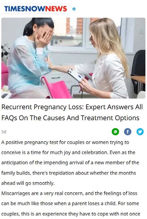 Recurrent Pregnancy Loss: Expert Answers All FAQs On The Causes And ...
