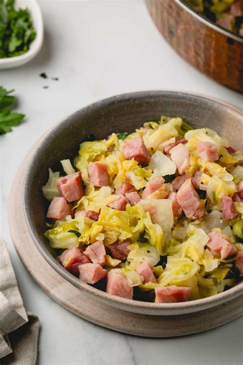 Ham and Cabbage - Busy Cooks
