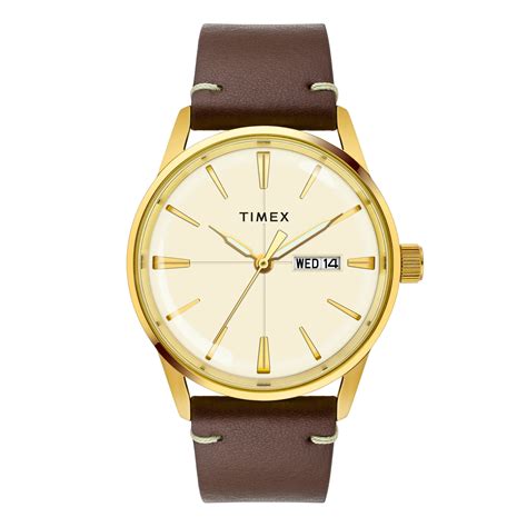 TIMEX Men Champagne Round Dial Analog Watch - TWEG25502 – KRISHNA WATCH ...