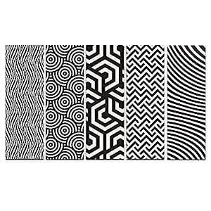 Seedhi Jalebi Pack of 5 Bookmarks Bundle - Black 'n' White Gift for ...