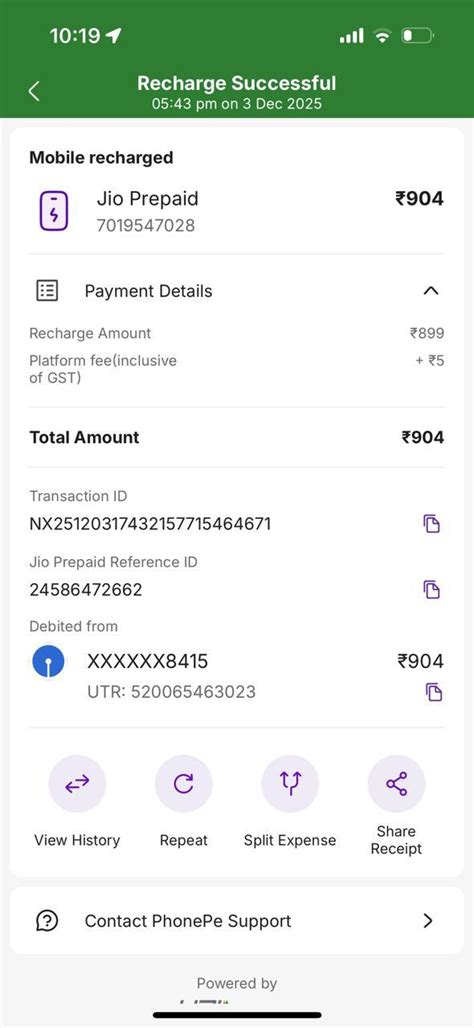 2026-02-11 N/A Mobile recharge Mobile bill INR 300.00 👁 View Bill