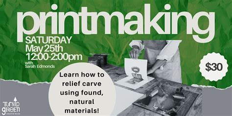 TGCRs Printmaking Workshop, Turnip Green Creative Reuse, Nashville, 25 ...