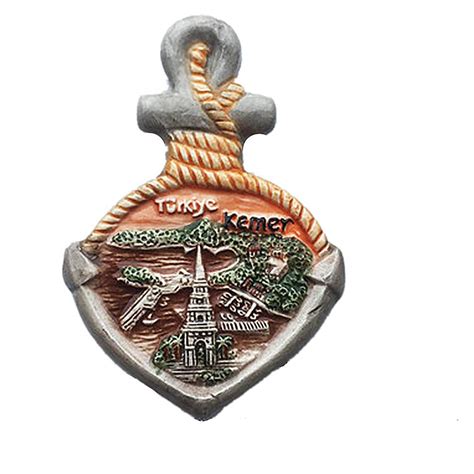 Buy Anchor Shape Kemer Turkey 3D Fridge Magnet Souvenir Gift Collection ...